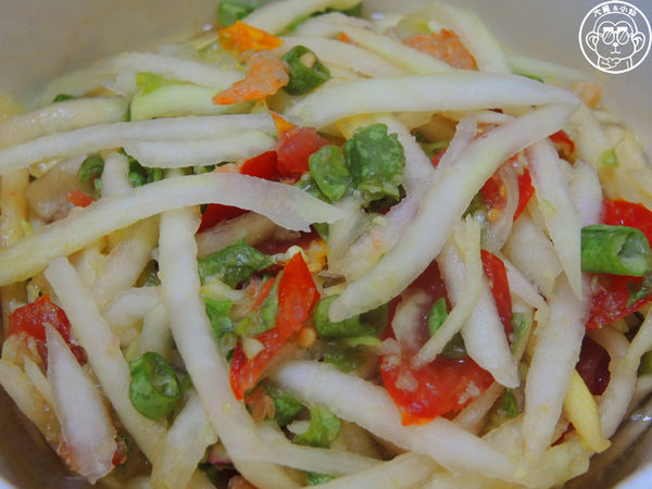 官記 純檸檬泰式涼拌青木瓜:呷飽祙【新北永和・官記 純檸檬泰式涼拌木瓜】盛夏就靠它讓胃口大開