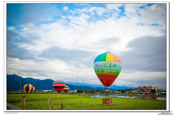 宜蘭三星 花海熱氣球嘉年華：2016宜蘭景點-三星鄉洛克馬/猴年吉祥物/熱氣球/猴年新年走春