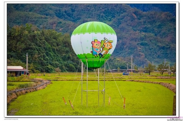 宜蘭三星 花海熱氣球嘉年華：2016宜蘭景點-三星鄉洛克馬/猴年吉祥物/熱氣球/猴年新年走春
