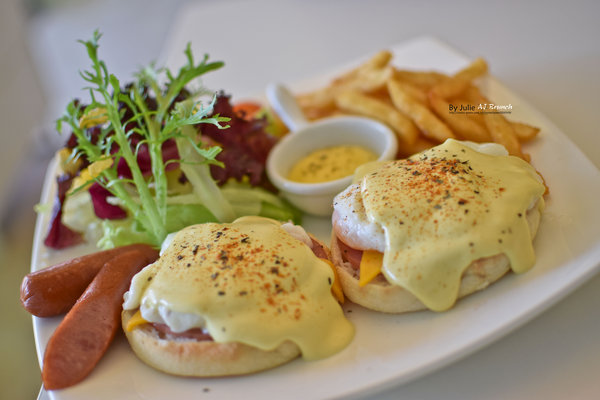 AJ Brunch:台南 東區.蛋捲 & 班尼迪克蛋 份量多的美式早午餐 AJ Brunch