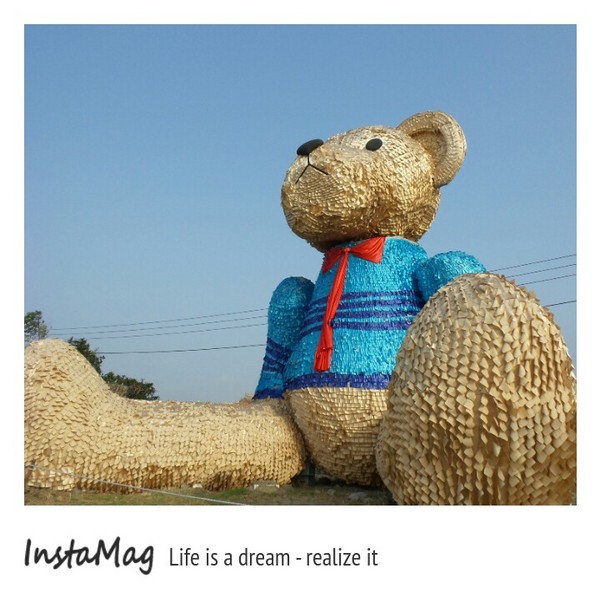 台中地景節之 迷失的小熊：台中地景藝術節~迷失的小熊