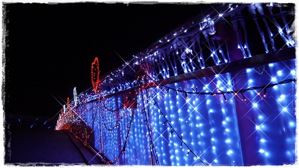 水晶情人橋：【台北◍•ᴗ•◍中山】景點・水晶情人橋・台北燈節✯捷運圓山站浪漫景點「愛．擁抱燈海」｜跨於夜空的浪漫銀河