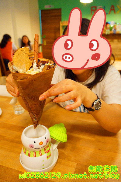 Relax.brunch 輕鬆點早午餐：【台南-東區】鐵鍋煎餅x青醬蛋包飯...超萌雪人聖代登場!!《Relax.brunch 輕鬆點早午餐》