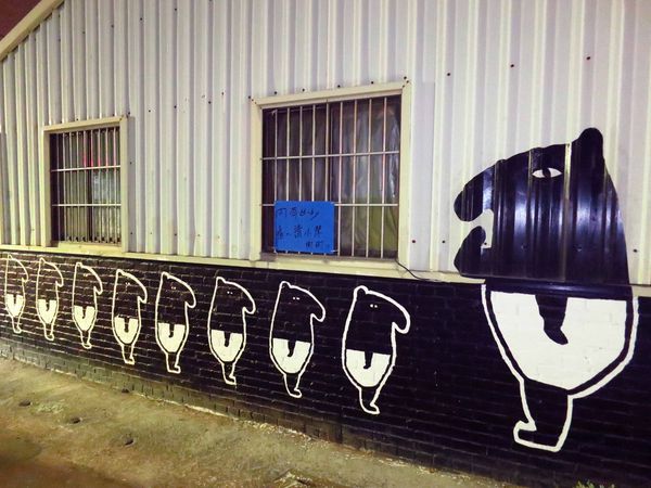 【台南善化】胡厝寮彩繪村-可愛的龍貓、馬來貘、老皮