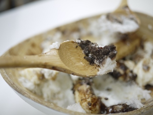 彩虹猫冰屋：食。北市捷運松山站。Boss當家的彩虹猫 炸物、鬆餅、冰品 烏龍麵通通有!!