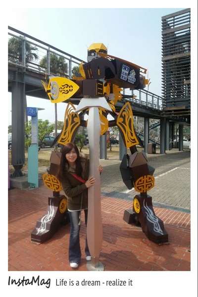 2014台南聖誕燈節 五大劍獅金鋼：安平港遊憩碼頭&霸氣十足五大劍獅金鋼(展期2015/03/05結束)