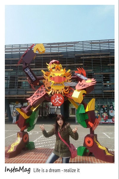 2014台南聖誕燈節 五大劍獅金鋼：安平港遊憩碼頭&霸氣十足五大劍獅金鋼(展期2015/03/05結束)