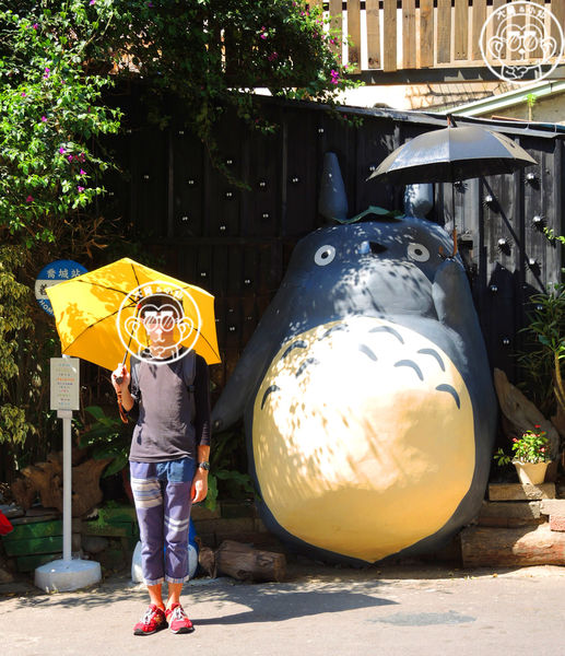 善聽空間3D立體龍貓:作伙來企投【台中大里・立體龍貓公車站】和龍貓一起等巴士