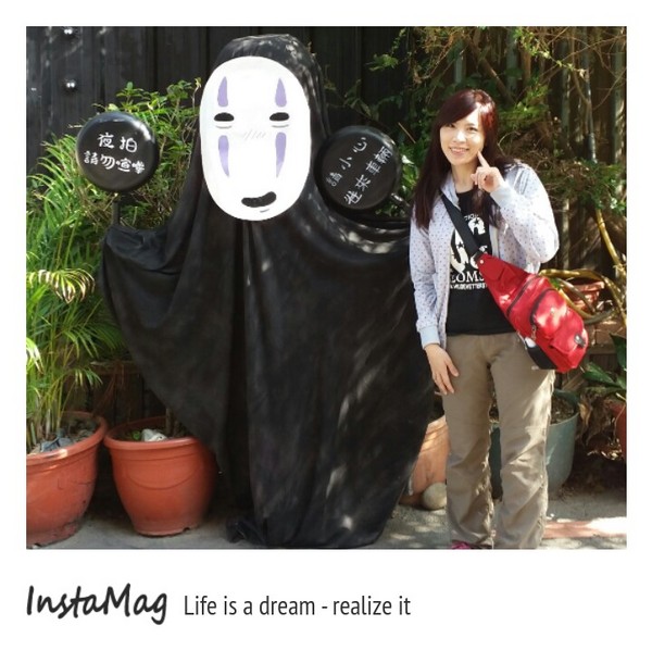 善聽空間3D立體龍貓：【台中景點】善聽空間~3D立體龍貓等公車