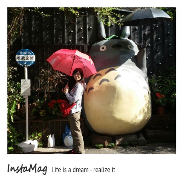 善聽空間3D立體龍貓：【台中景點】善聽空間~3D立體龍貓等公車