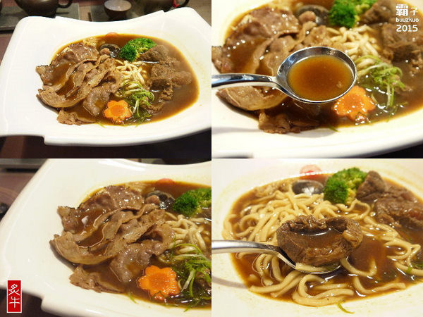 炙牛食創堂Flaming Bull:炙牛食創堂,一碗麵裡有炙燒肉片還有軟嫩的牛肉塊,雙重享受的牛肉麵!