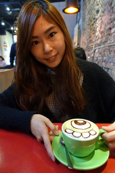 tame moose:(胖樺食記)捷運中山站下午茶”tame moose泰姆西餐小館”,可愛大眼怪/三眼怪抹茶拿鐵可愛獨特,焙鍋鬆餅創意十足