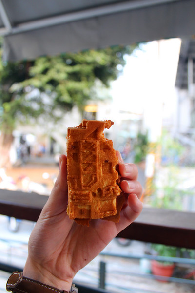 佳佳西市場雞蛋糕：[台南]藍晒圖變成雞蛋糕了？？？佳佳西市場雞蛋糕