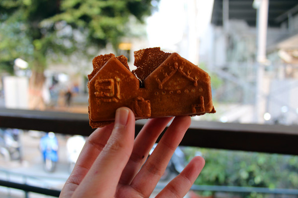 佳佳西市場雞蛋糕：[台南]藍晒圖變成雞蛋糕了？？？佳佳西市場雞蛋糕