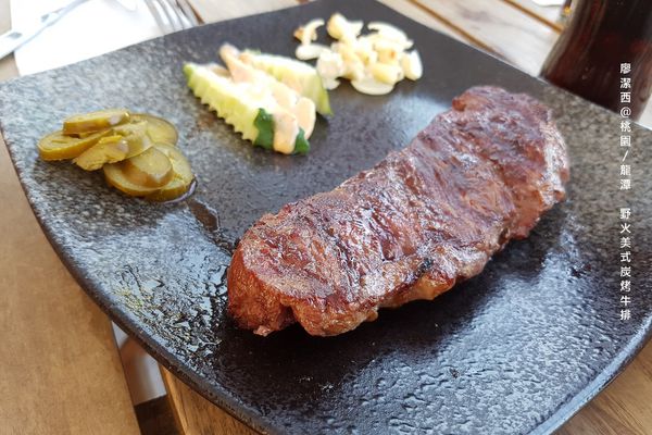【桃園/龍潭】野火美式炭烤牛排