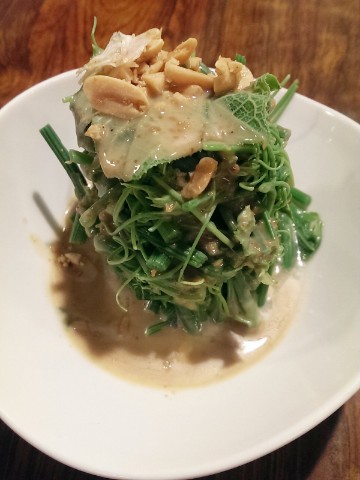 六堆伙房(中山店)：《中山》六堆伙房 客家麵食館│擂茶Q麻糬鍋餅ღ ×鹹豬肉捲餅×西米焗烤布丁~連甜點都富有創意!