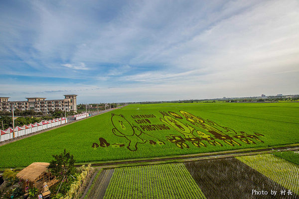 LINE FRIENDS彩繪稻田:【遊記】{屏東。南州}「全球首發 LINE FRIENDS彩繪稻田」就在2015屏東國際彩稻藝術節