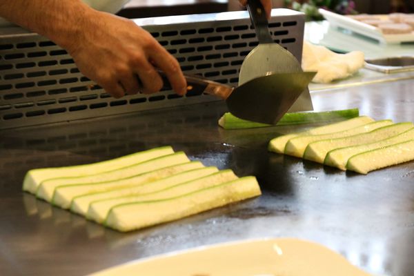 江雁塘鐵板燒、捷運周邊美食、捷運中山國中站、江塘雁、鐵板燒