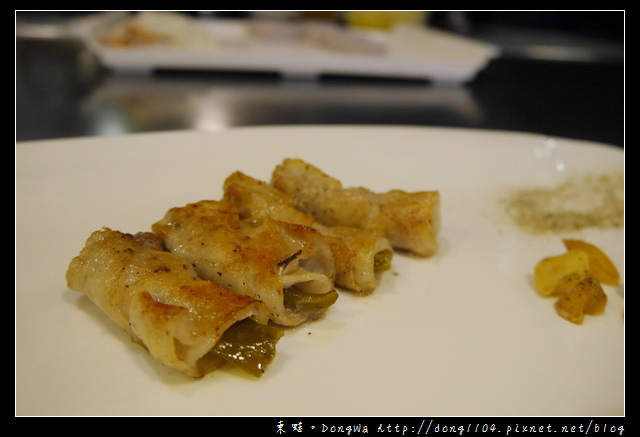 【台北食記】江雁塘新時尚鐵板燒。精緻午餐