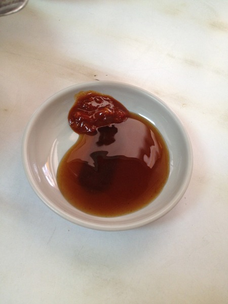 大腸豬血湯：<小吃>大腸豬血湯-乾麵+豬血湯，活力早餐又一枚!!