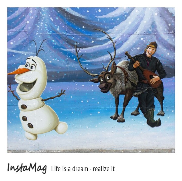 高雄仁武冰雪奇緣彩繪村(原:高雄大社冰雪奇緣彩繪村):【高雄景點】令人驚豔冰雪奇緣彩繪