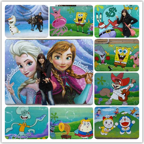 高雄仁武冰雪奇緣彩繪村(原:高雄大社冰雪奇緣彩繪村):【高雄景點】令人驚豔冰雪奇緣彩繪