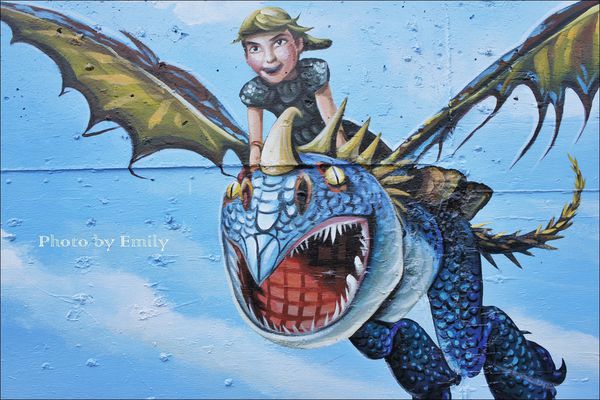 仁武後安村彩繪：╠高雄。遊記╣超夯卡通電影版彩繪吸睛度破表~☆【仁武後安彩繪 村】冰雪奇緣、變形金剛、逗逗蟲、小公主蘇菲亞、姆姆抱抱、馴龍高手、、等,走入卡頻道中,小朋友快樂遊!