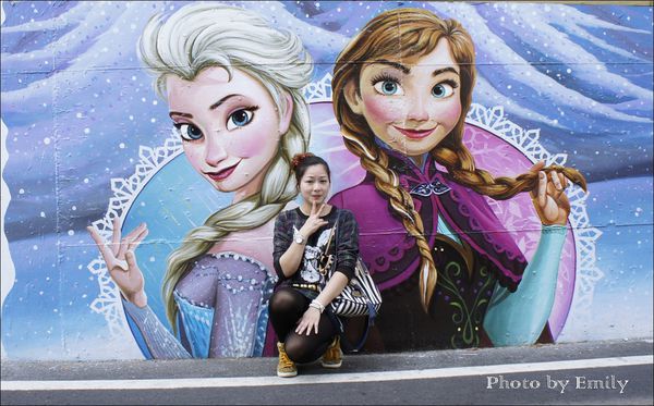 仁武後安村彩繪：╠高雄。遊記╣超夯卡通電影版彩繪吸睛度破表~☆【仁武後安彩繪 村】冰雪奇緣、變形金剛、逗逗蟲、小公主蘇菲亞、姆姆抱抱、馴龍高手、、等,走入卡頻道中,小朋友快樂遊!