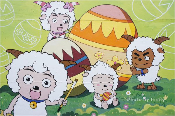 仁武後安村彩繪：╠高雄。遊記╣超夯卡通電影版彩繪吸睛度破表~☆【仁武後安彩繪 村】冰雪奇緣、變形金剛、逗逗蟲、小公主蘇菲亞、姆姆抱抱、馴龍高手、、等,走入卡頻道中,小朋友快樂遊!