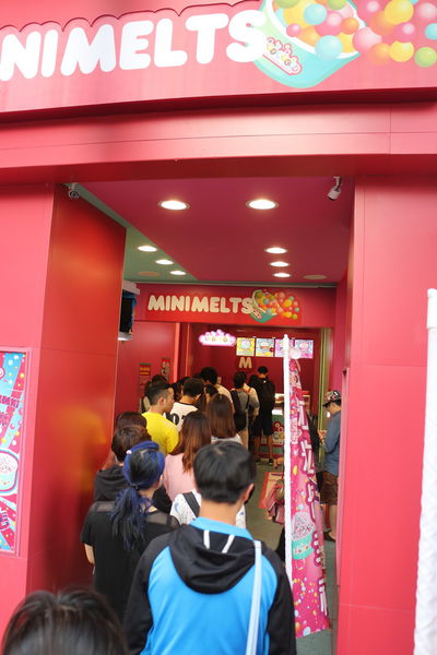 Mini Melts 粒粒冰淇淋、黑白巧克力 Mini Melts、棉花糖Mini Melts、彩虹世界Mini Melts、草莓牛奶冰淇淋Mini Melts、西門町漢中街