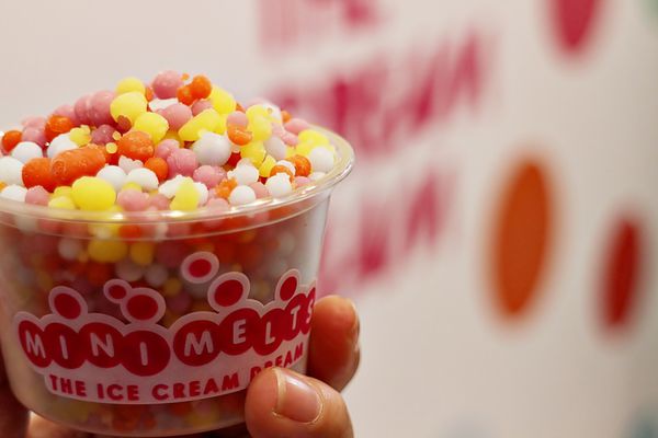 Mini Melts 粒粒冰淇淋、黑白巧克力 Mini Melts、棉花糖Mini Melts、彩虹世界Mini Melts、草莓牛奶冰淇淋Mini Melts、西門町漢中街