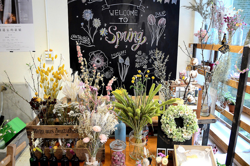 儲房咖啡館菜單台北怎麼去捷運地址營業時間乾燥花 (10)