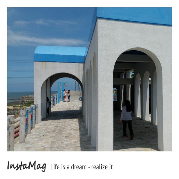 麗水漁港：【台中景點】地中海風情畫裡的希臘小漁村~台中龍井麗水漁港