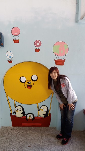 福山社區彩繪牆:【彰化景點】彰化福山社區老皮~阿寶等公車