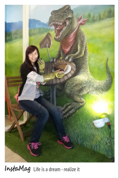 樂豆屋：【桃園景點】我與3D恐龍有個約會~樂豆屋