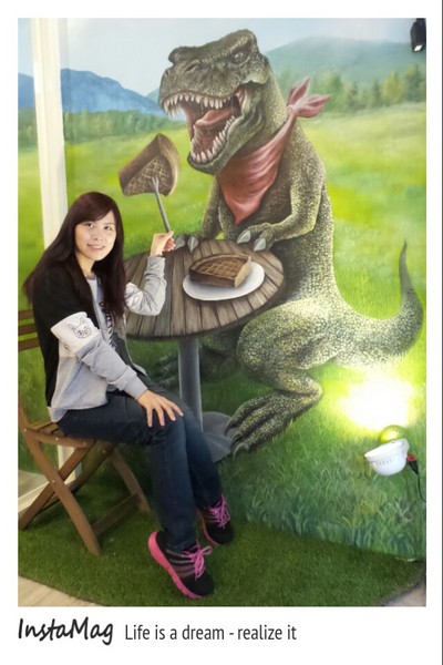 樂豆屋：【桃園景點】我與3D恐龍有個約會~樂豆屋