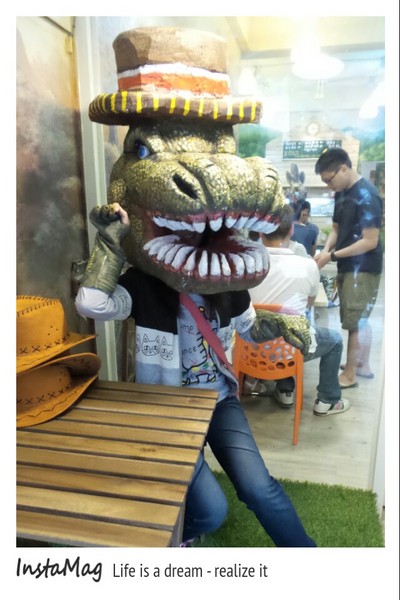 樂豆屋：【桃園景點】我與3D恐龍有個約會~樂豆屋