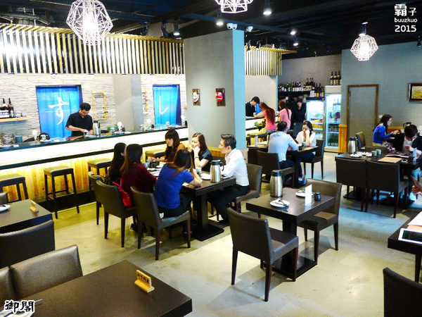 御閣手作壽司：御閣手作壽司，明亮的空間適合商務人士用餐