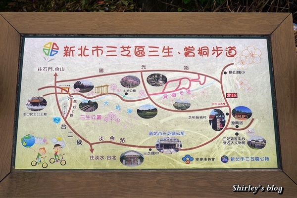 三芝大坑賞桐步道:三芝‧大坑賞桐步道