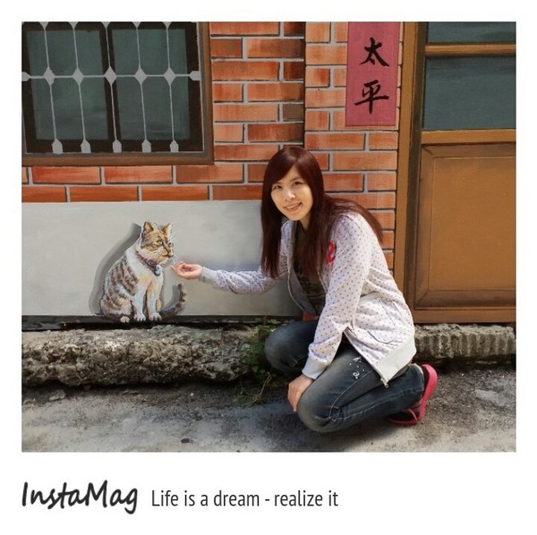 沙鹿美仁里彩繪巷：【台中景點】復古意味~沙鹿美仁里彩繪藝術巷