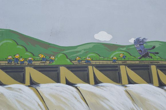 小小兵彩繪牆24