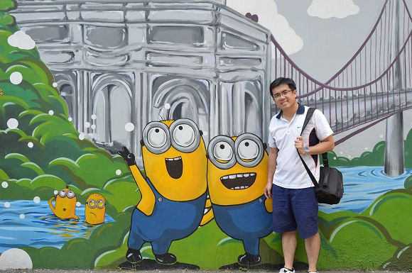 小小兵彩繪牆13