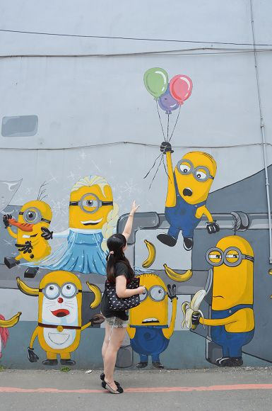 小小兵彩繪牆19