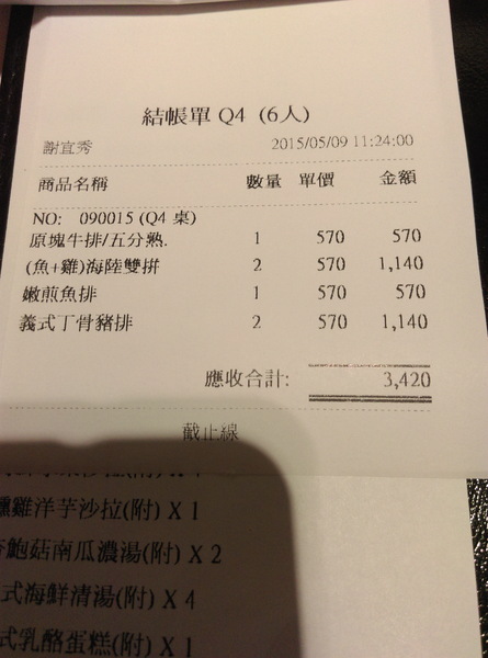 TASTY 西堤(草屯碧山店):TASTY 西堤一人570元