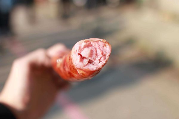【林口】大樹下大腸包小腸-肥滋滋的香腸