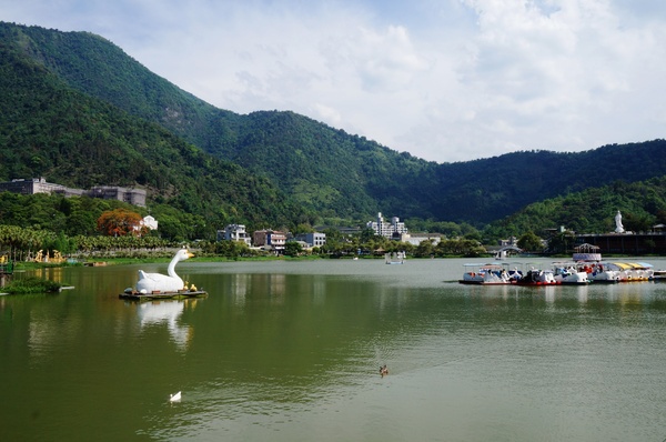 埔里農會酒莊：鯉魚潭賞景 vs 埔里農會酒莊 - 紹興米糕枝仔冰