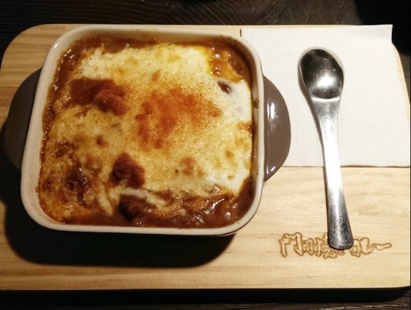 門司燒咖哩:《中山區》門司燒咖哩│濃稠日式焗烤燒咖哩ღ 男子漢燒咖哩×乳香聖女咖哩