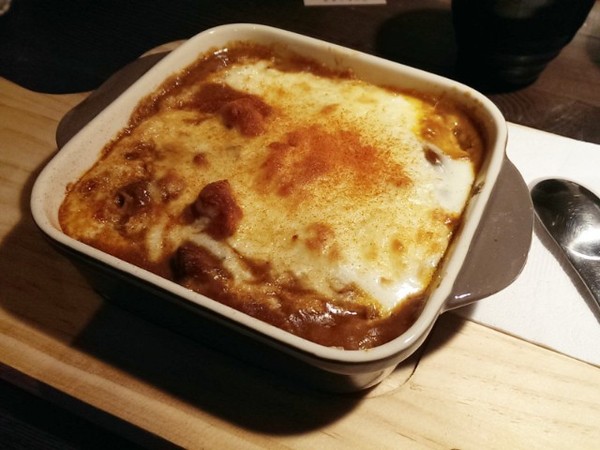 門司燒咖哩:《中山區》門司燒咖哩│濃稠日式焗烤燒咖哩ღ 男子漢燒咖哩×乳香聖女咖哩