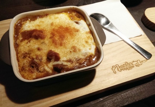 門司燒咖哩:《中山區》門司燒咖哩│濃稠日式焗烤燒咖哩ღ 男子漢燒咖哩×乳香聖女咖哩