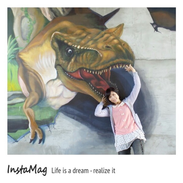 華中橋：【新北市景點】橋下居然有恐龍出沒!!! 新北市華中橋3D互動式立體彩繪恐龍